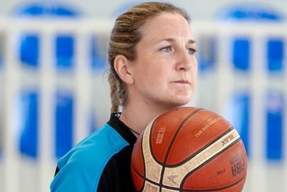 Photograph of FIBA international referee Kate Unsworth