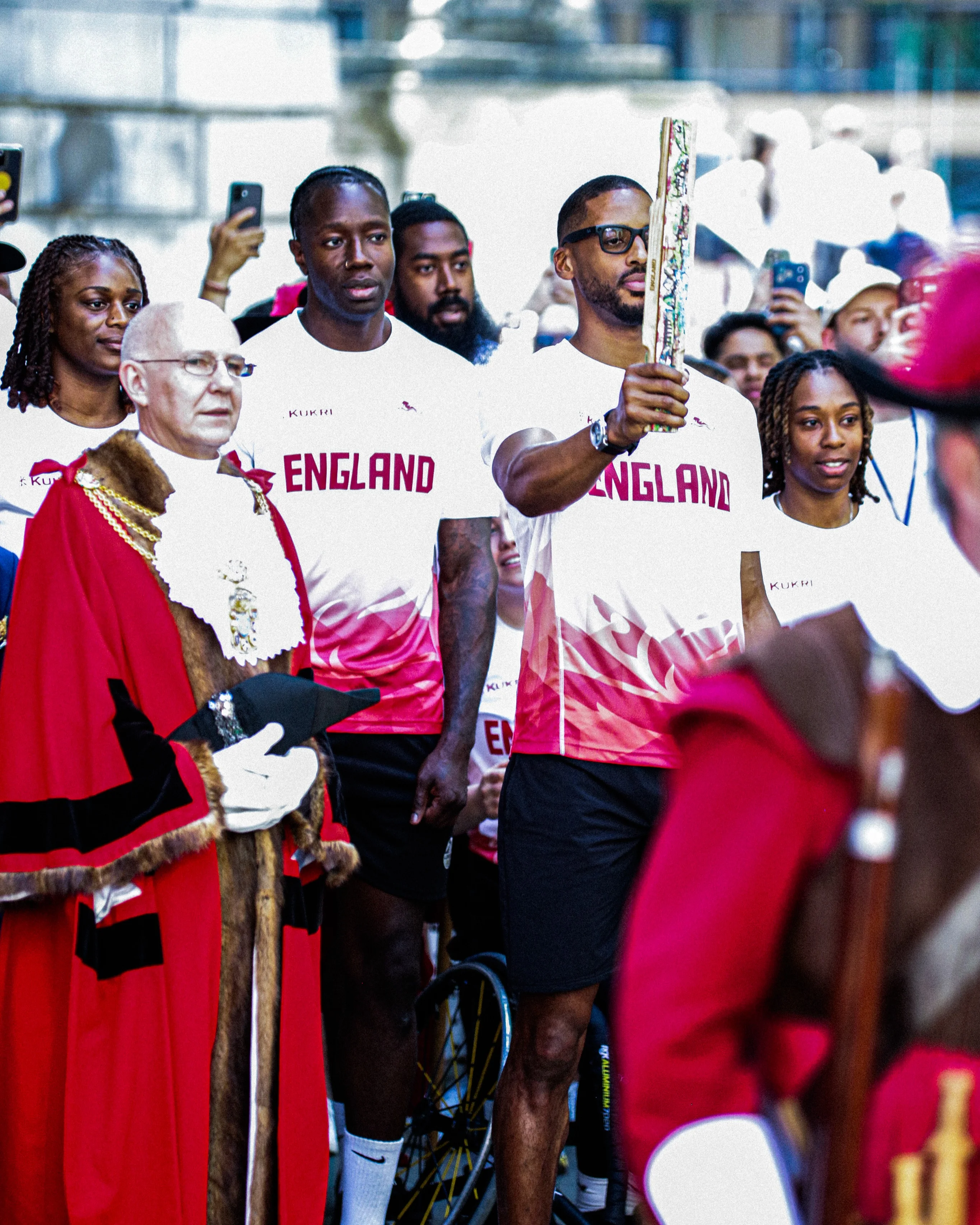 England athletes take part in major Commonwealth moment