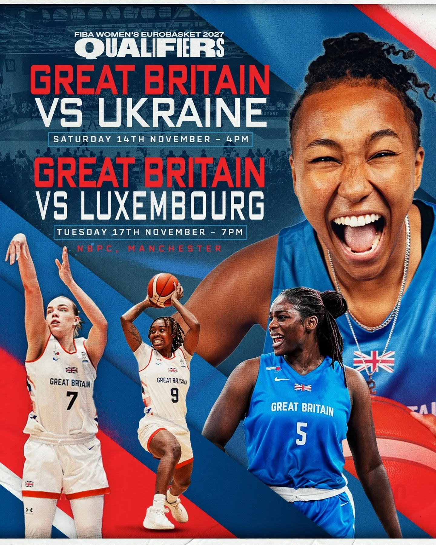 GB Women Return to Manchester as EuroBasket 2027 Qualification Campaign Continues